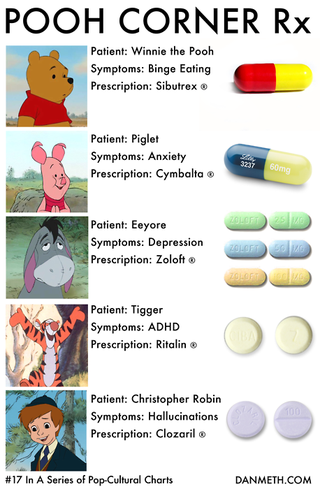 Illustration for article titled Prescription Drugs For Winnie The Pooh And Friends